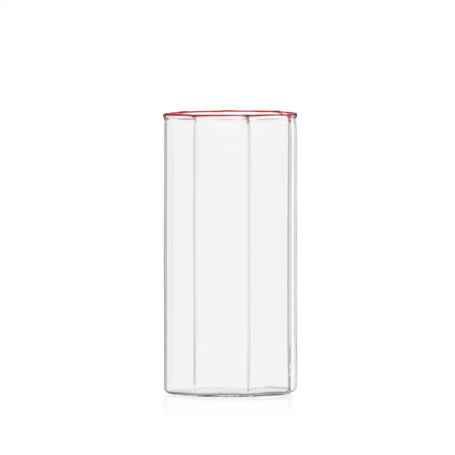 OCTAVE longdrink glass red