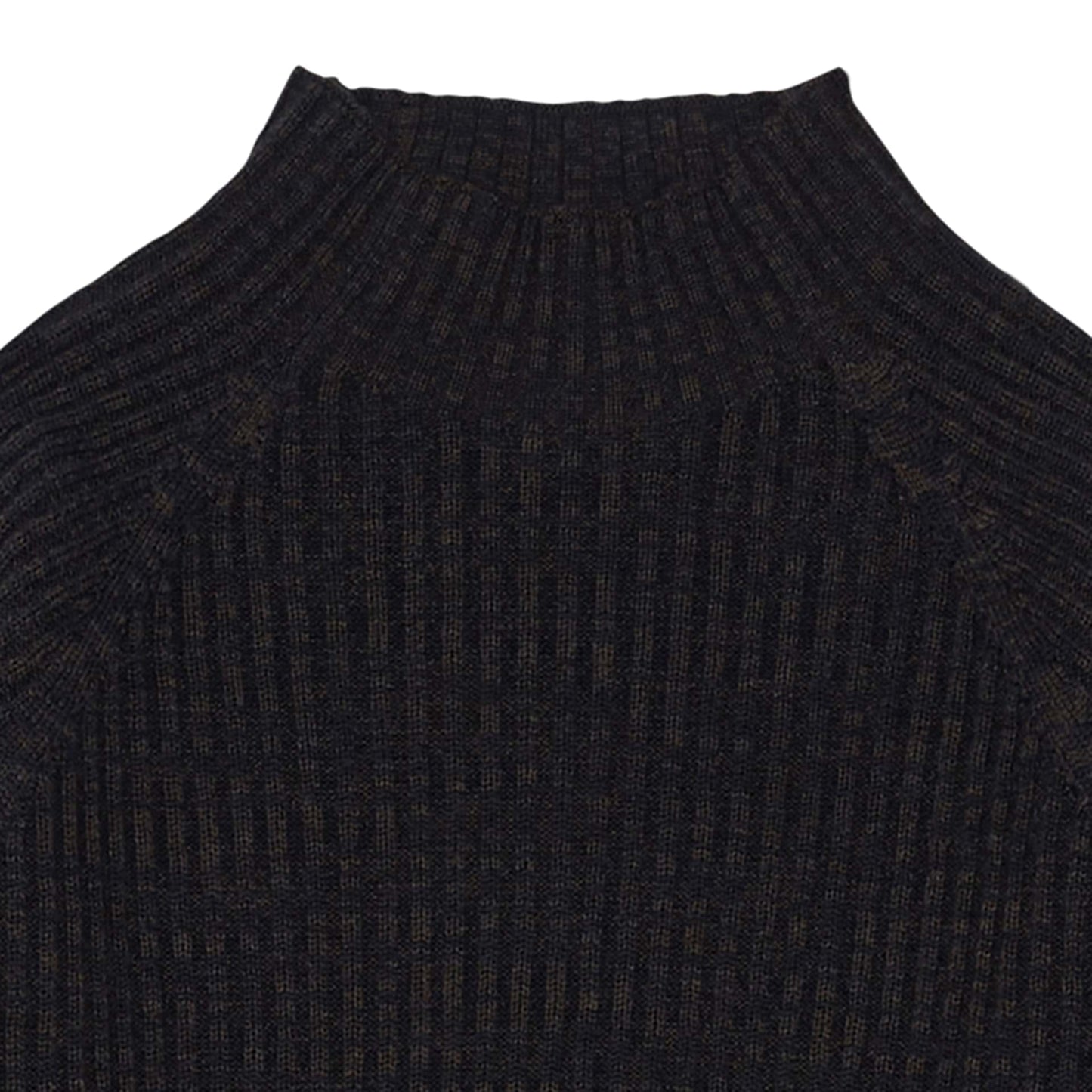 High Neck Blouse, dark navy- FUB