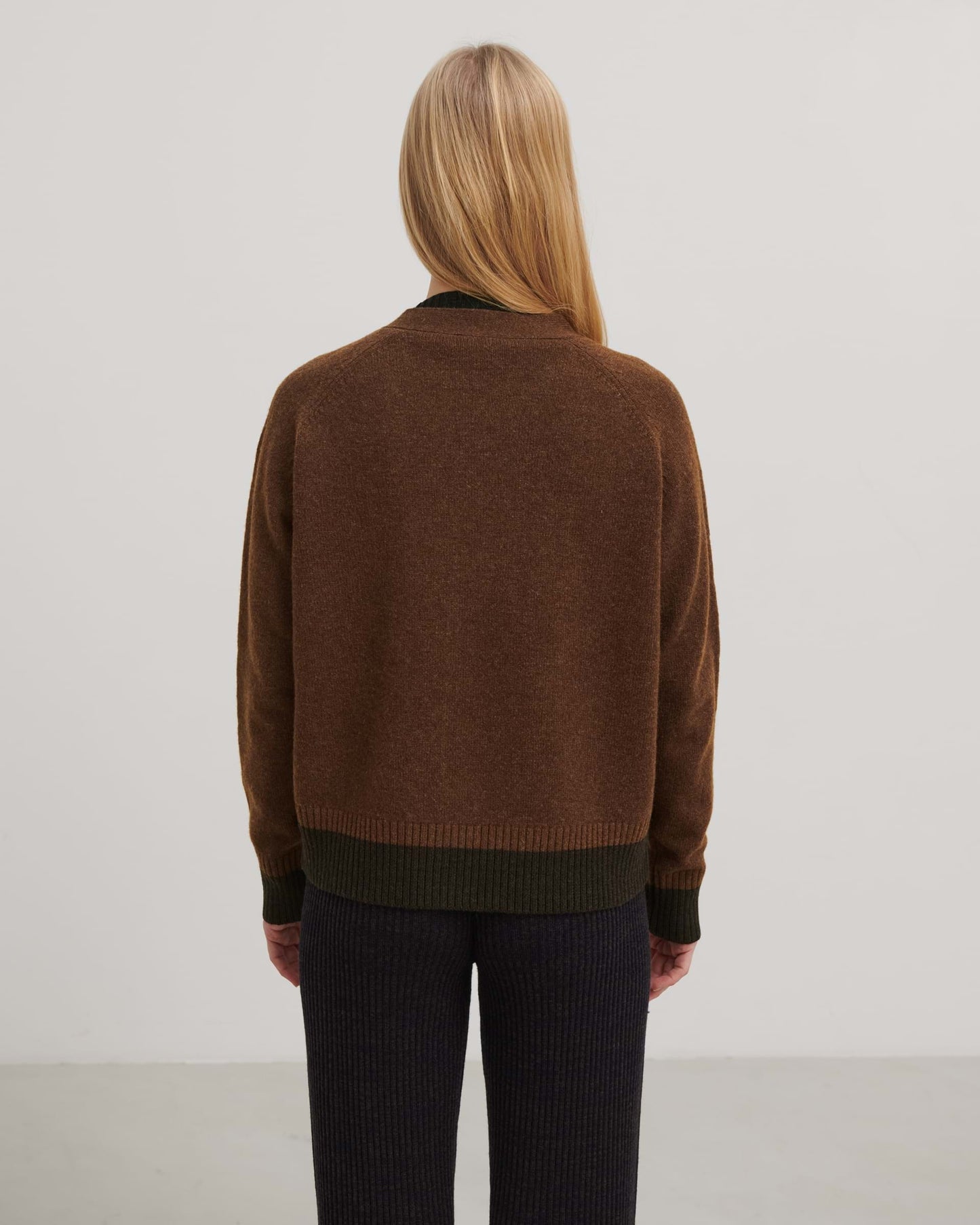 Rib Pants, dark navy - FUB