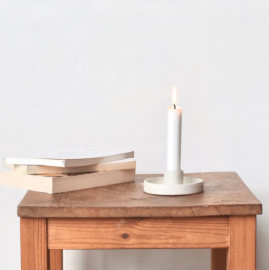Candleholder, Plain - Måne Ceramics Studio