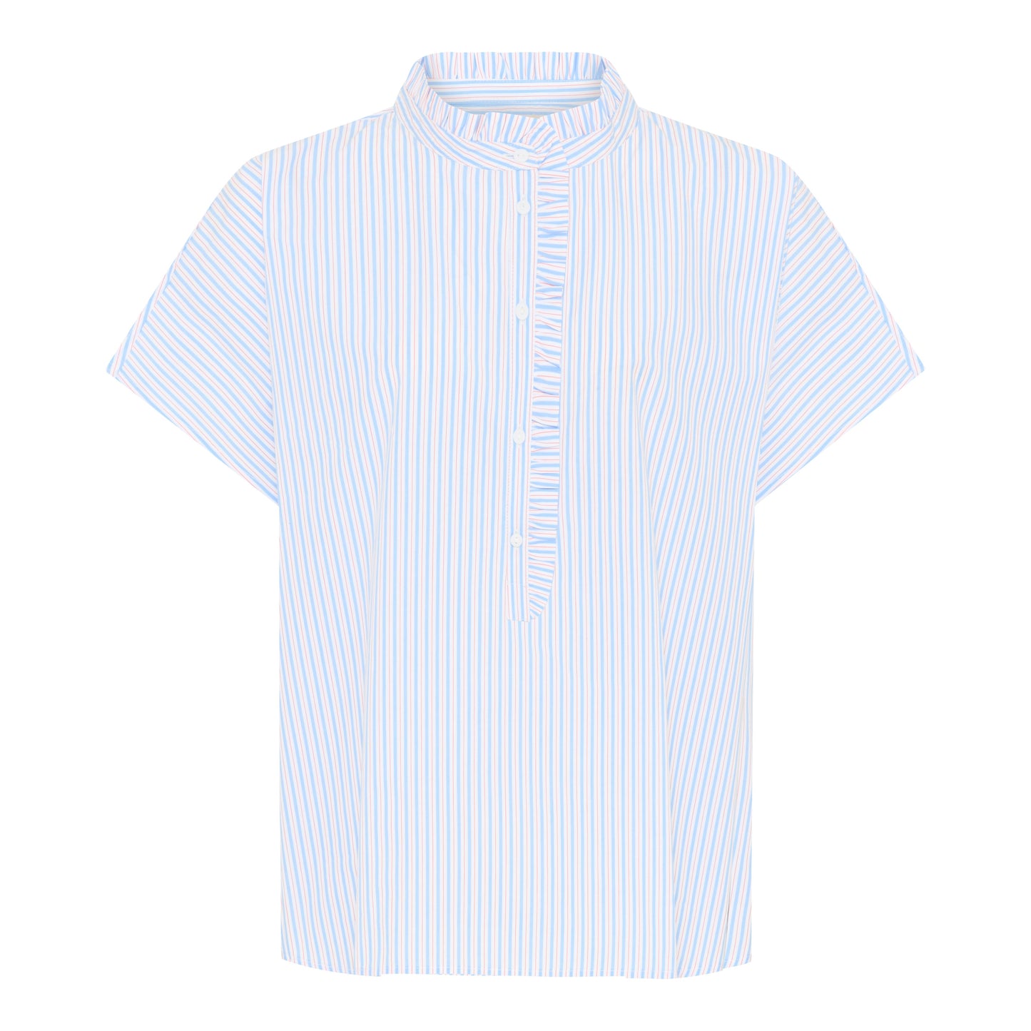Colombo Frill Top BC, Blue Cameo Stripe - Frau