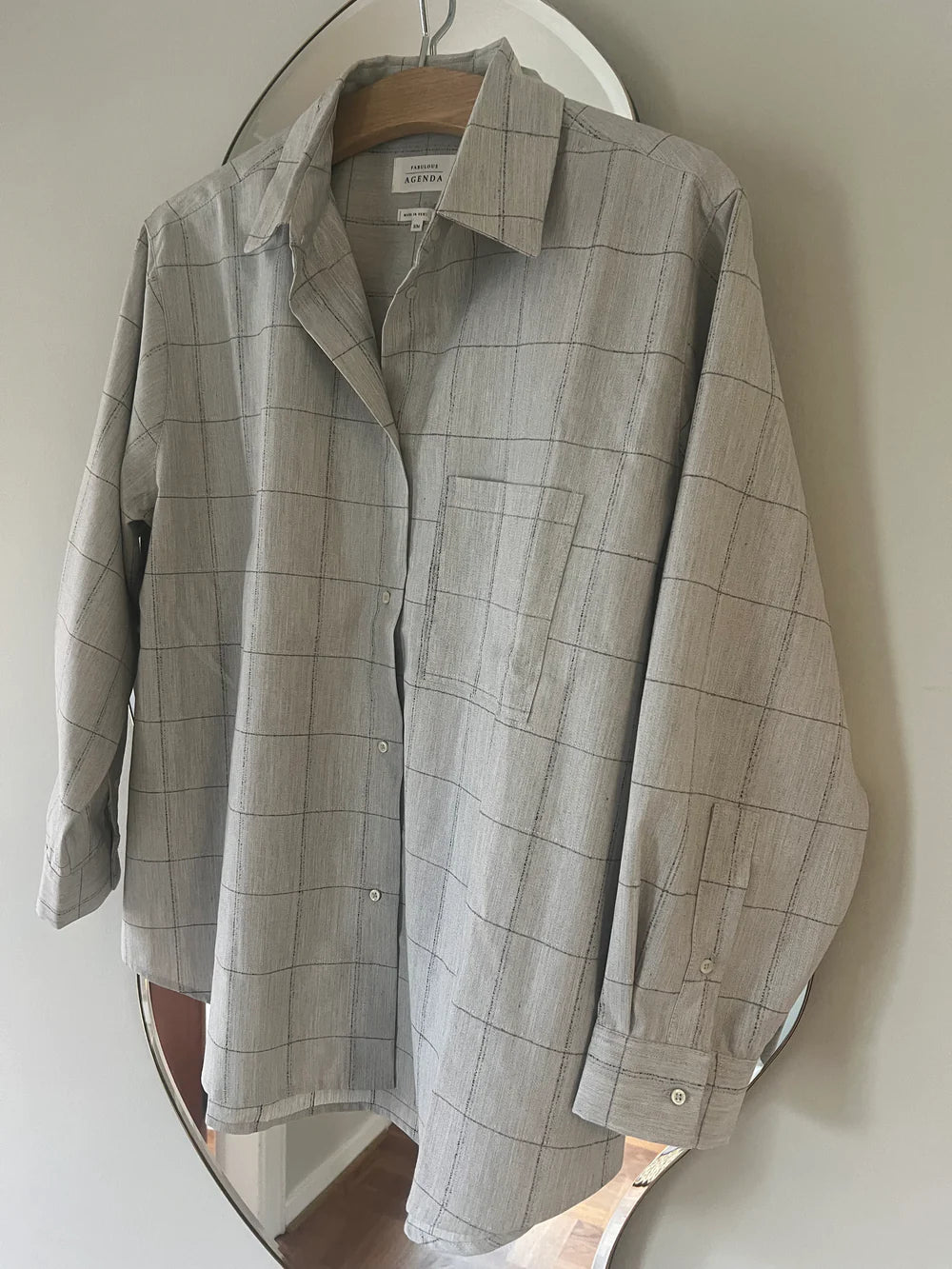 Alva Shirt, Wool Check - Fabulous Agenda