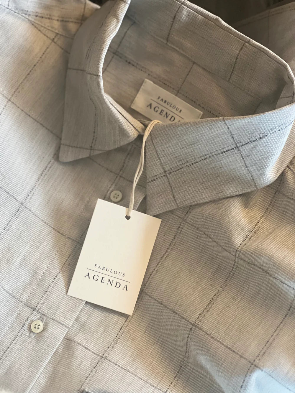 Alva Shirt, Wool Check - Fabulous Agenda