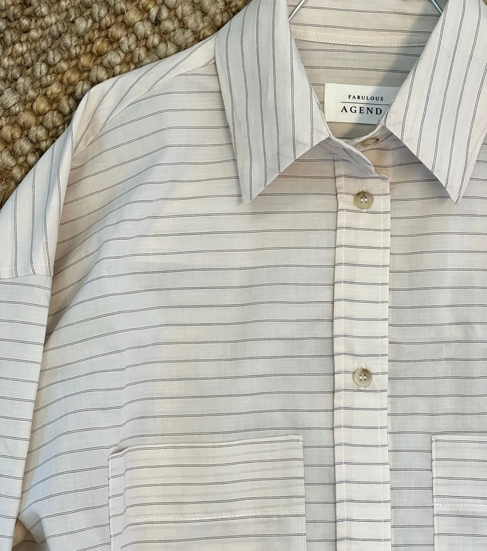 Froja Shirt, Voile Stripe - Fabulous Agenda