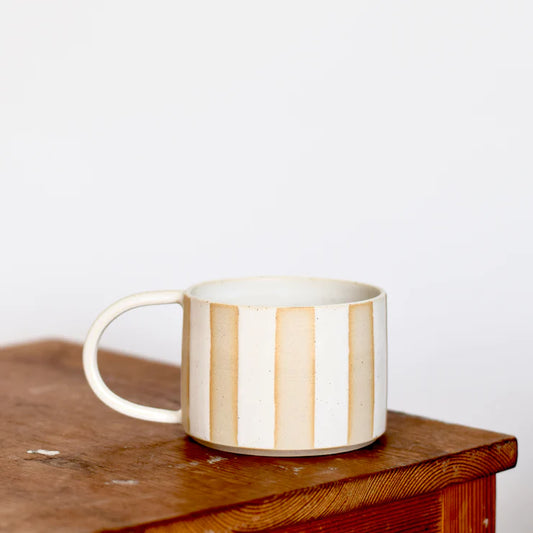 Mug, Striped - Måne Ceramics Studio