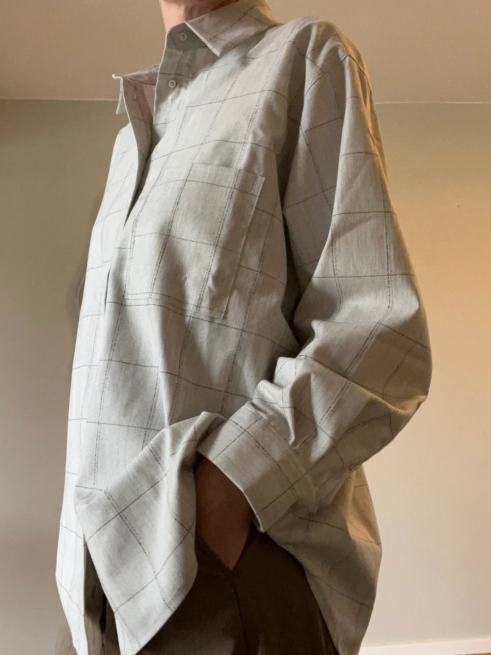 Alva Shirt, Wool Check - Fabulous Agenda