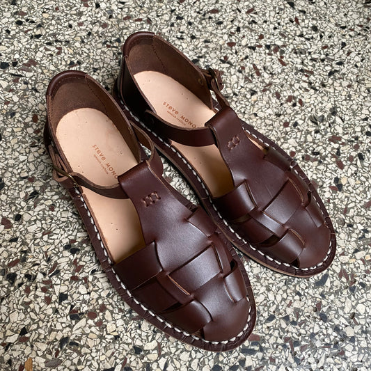 Artisanal Sandals, Coffee - Steve Mono