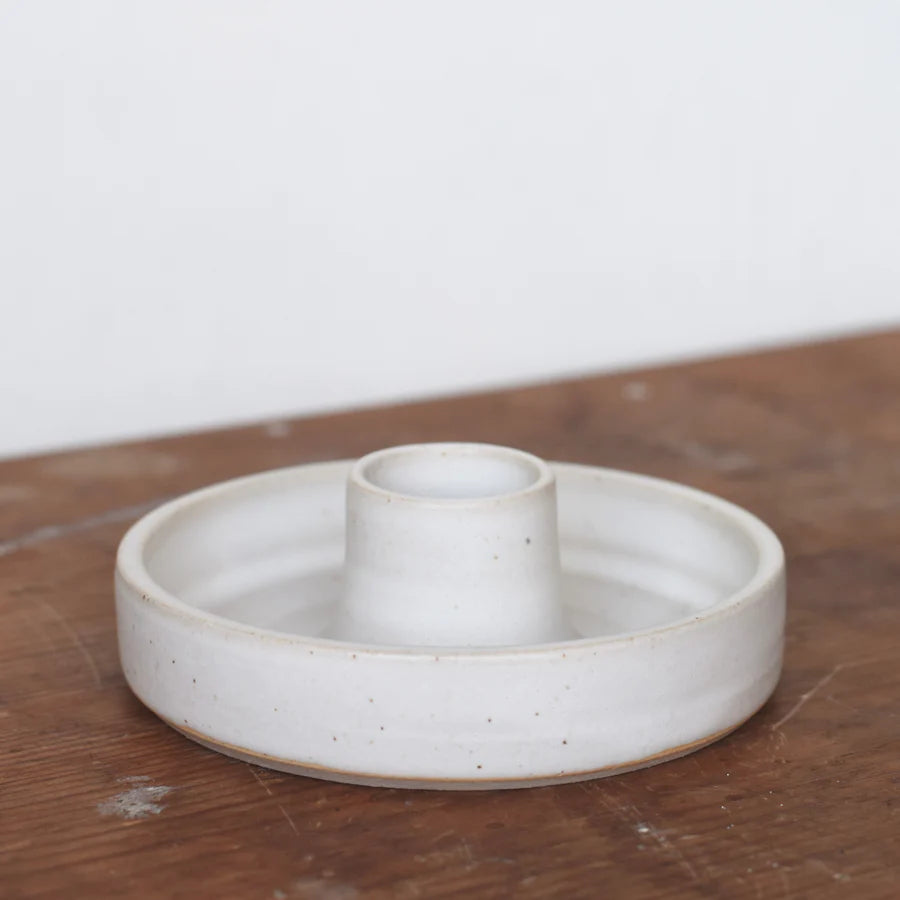 Candleholder, Plain - Måne Ceramics Studio