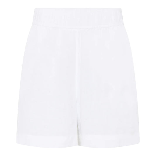 Sydney Linen Shorts, Bright White - FRAU