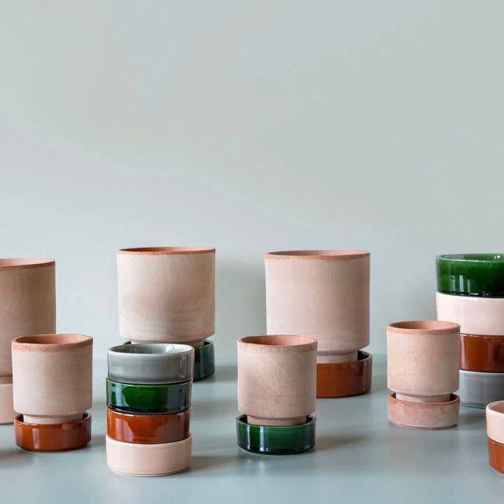 Hoff Underskål, Glaseret i Emerald Green, Ø 21 cm - Bergs Potter