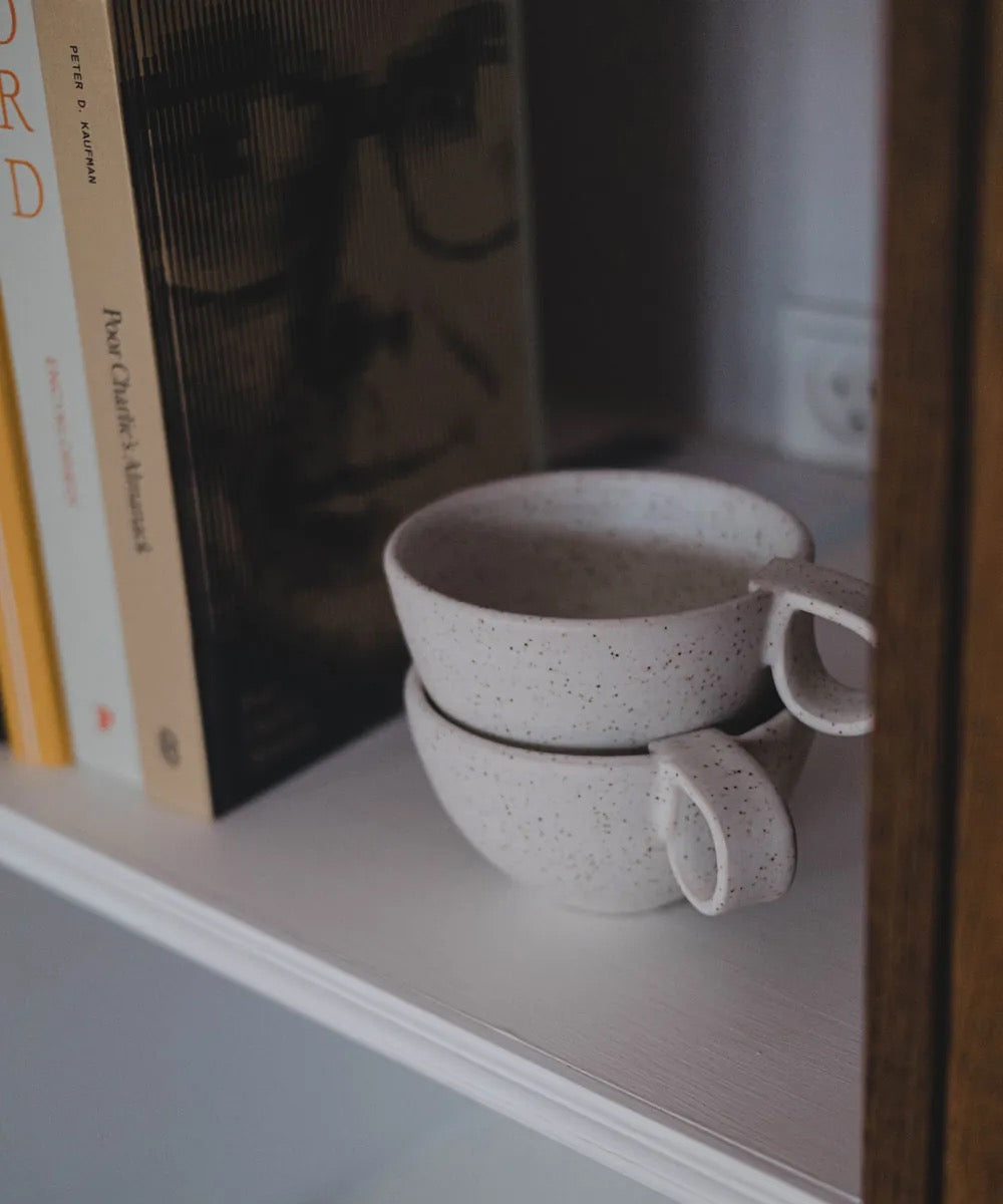 Noa Mug, Eggshell White - Tybo
