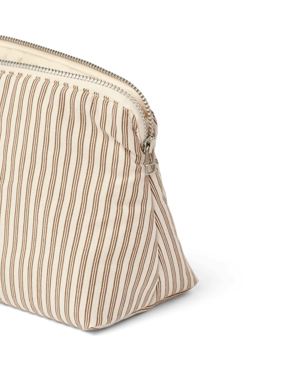 CELIA TOILETTASKE MINI - BROWN BEACH STRIPE - STUDIO FEDER