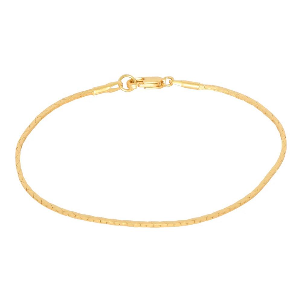 Freetown flat forgyldt armbånd - Frau