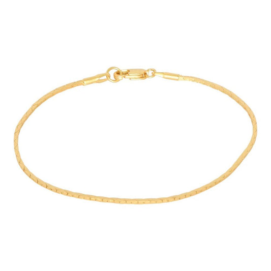 Freetown flat forgyldt armbånd - Frau