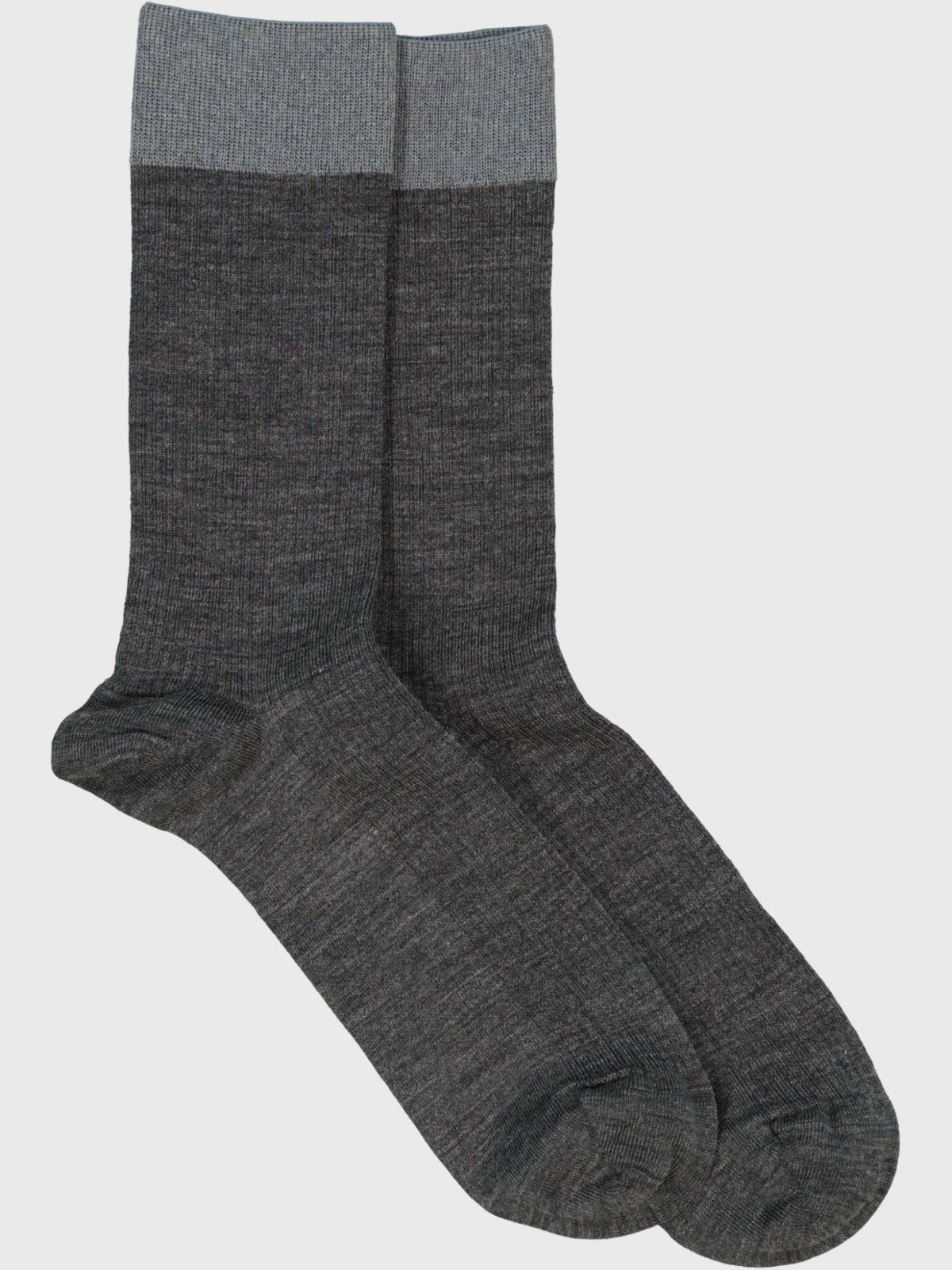 MRS. Hosiery, MERINO block D. DARK GREY ELASTIC