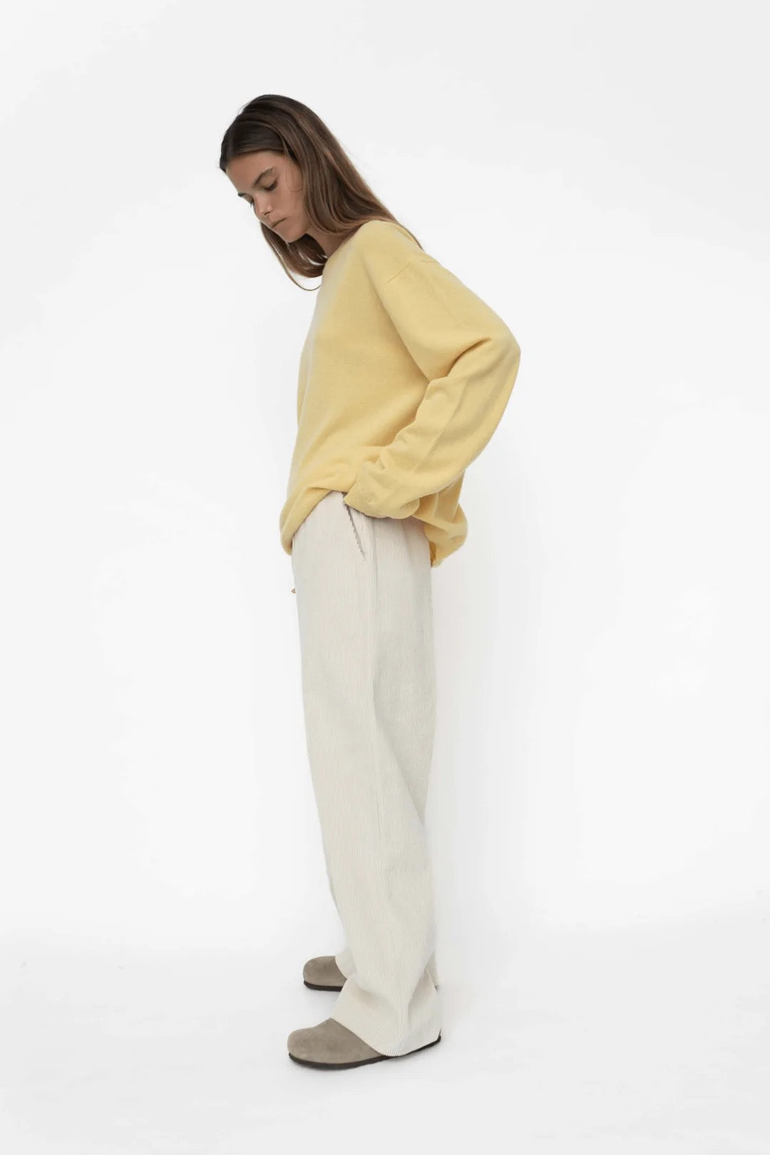 Bella fløjlsbukser, Undyed - Studio Feder