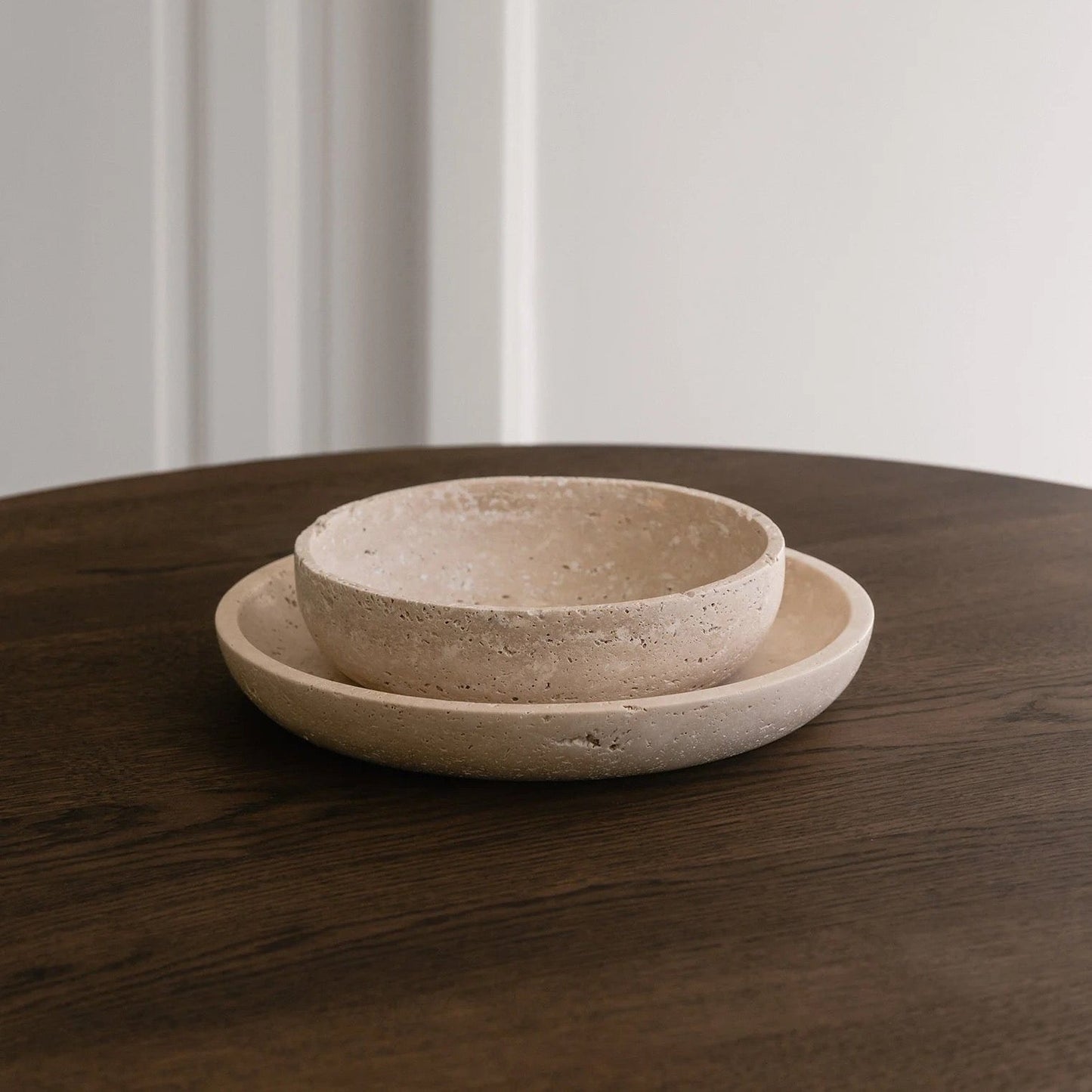 Hyben skål, Travertin, Medium - Wabi Sabi Nordic