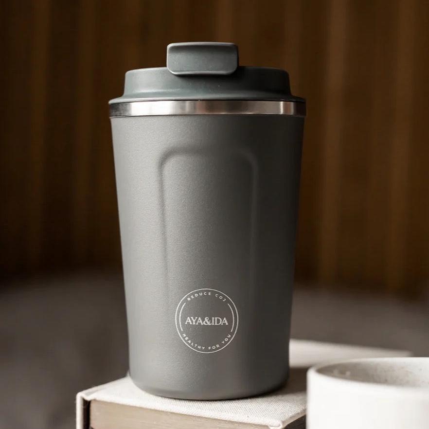 CUP2GO, Dark Grey, 380ML - AYA&IDA