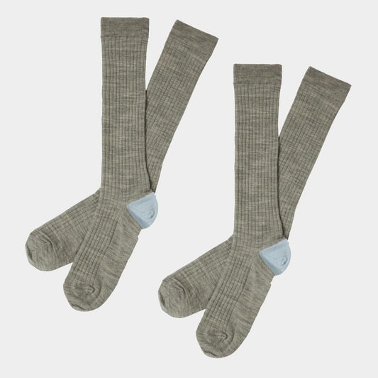 Knee Stockings, Hazel melange - FUB
