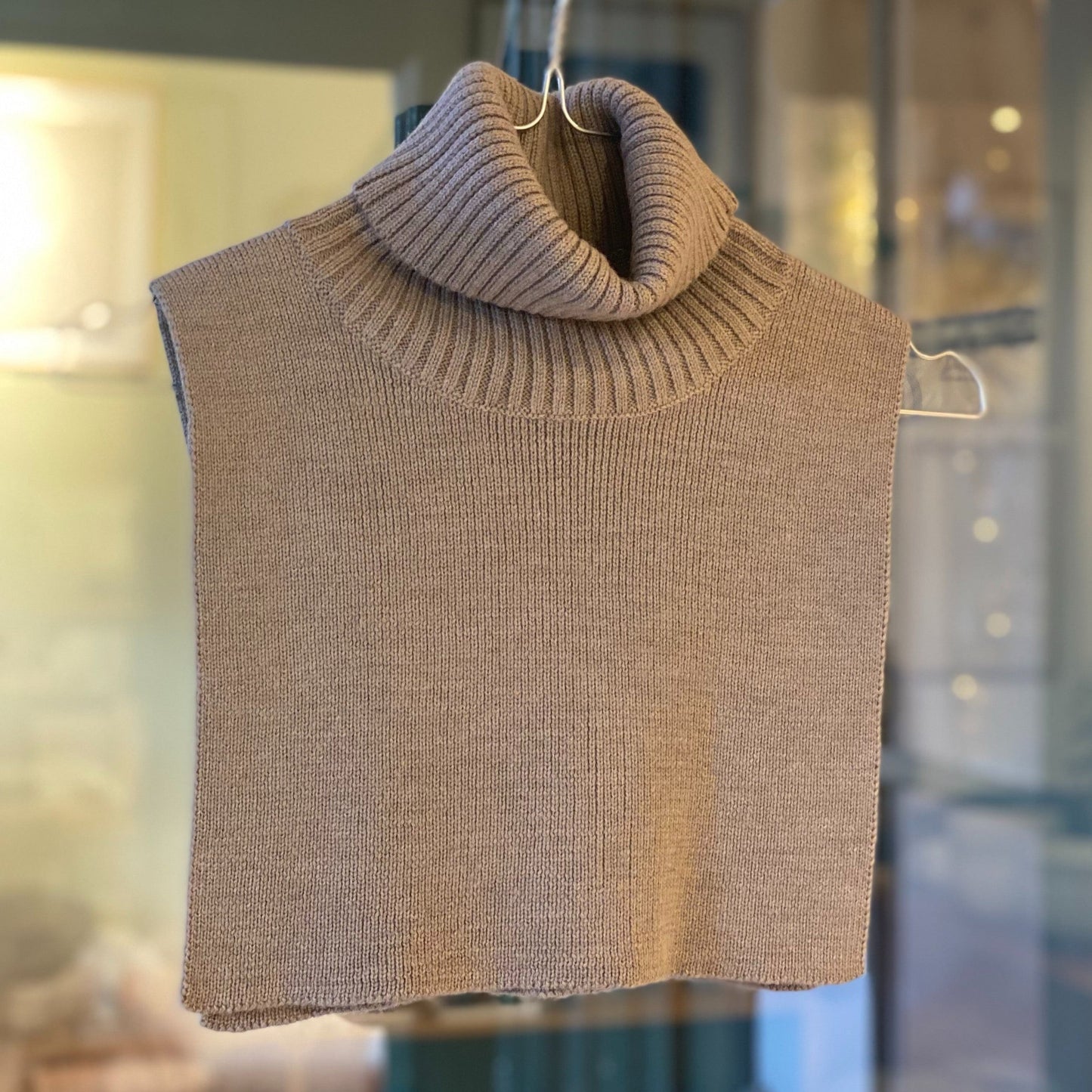 Merino Neckwarmer, hazel melange - FUB