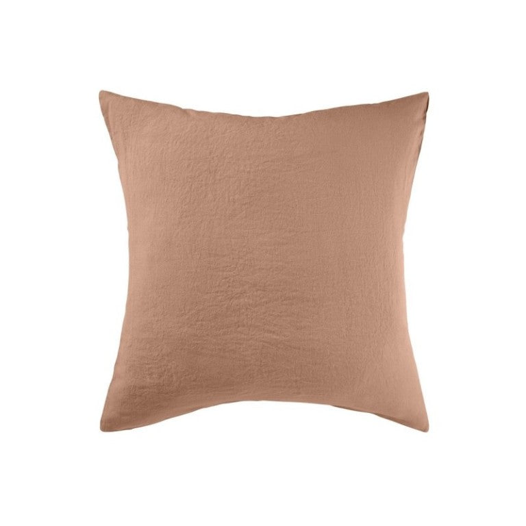 Hørpude 50x50, Mocha - Linge Particulier