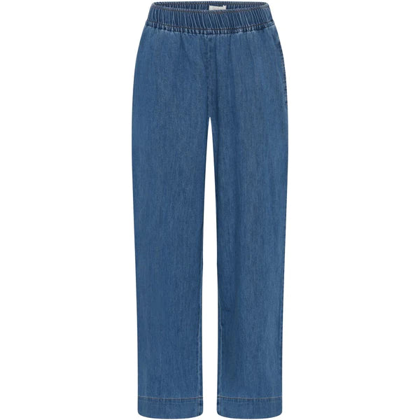 Copenhagen denim ankel bukser - Medium blue denim - Frau