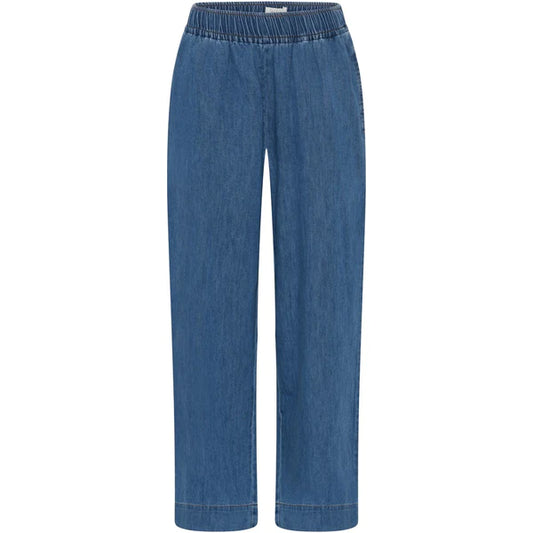 Copenhagen denim ankel bukser - Medium blue denim - Frau