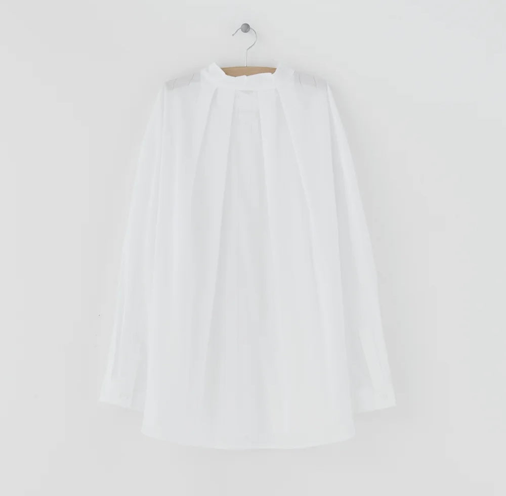 Agnes Midi Shirt, Cotton Embroidery - Fabulous Agenda