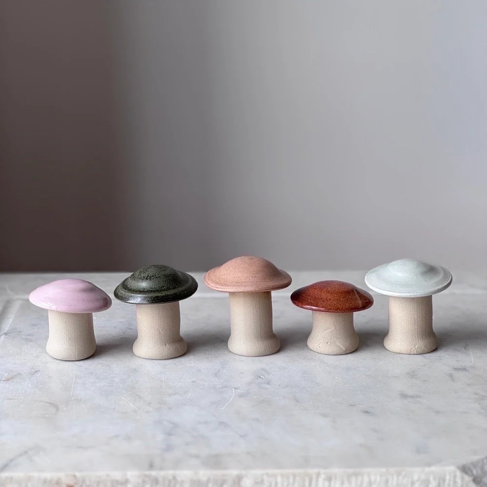 Svamp I Keramik, Grøn - Julie Damhus