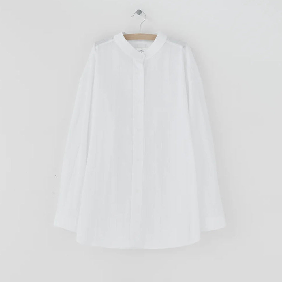 Agnes Midi Shirt, Cotton Embroidery - Fabulous Agenda