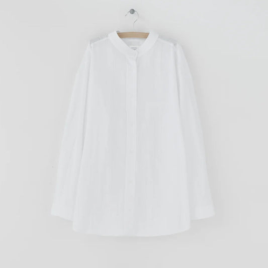 Agnes Midi Shirt, Cotton Embroidery - Fabulous Agenda
