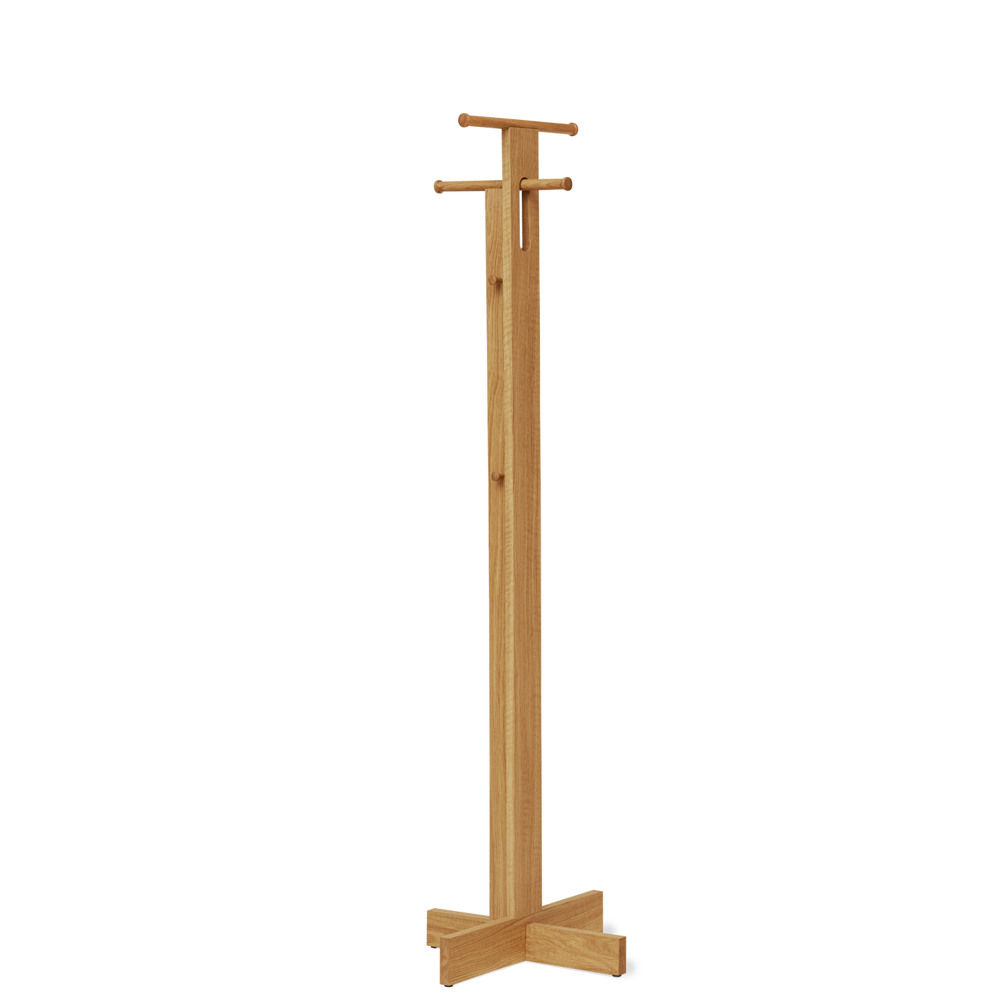 Foyer Coat Stand, Oak - Form & Refine