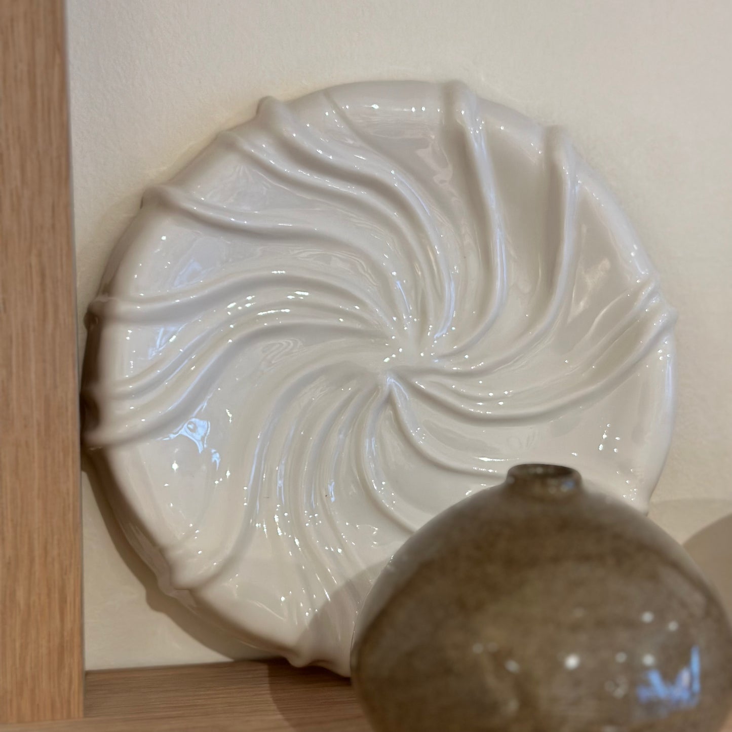 Tidevandstallerken, Hvid - Atelier Marée