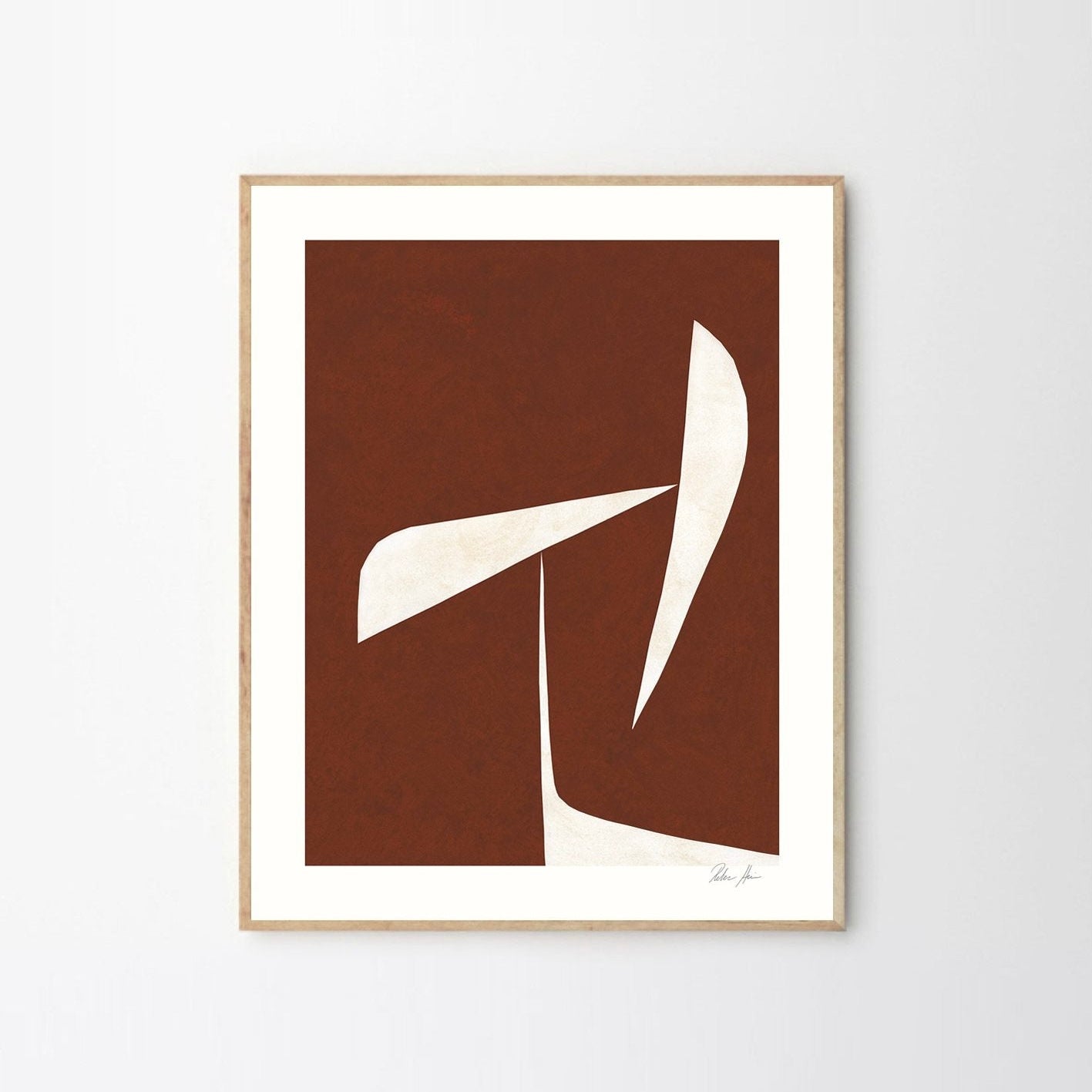 Kunsttryk af Rebekka Hein Move no. 2 - 40x50 med ramme