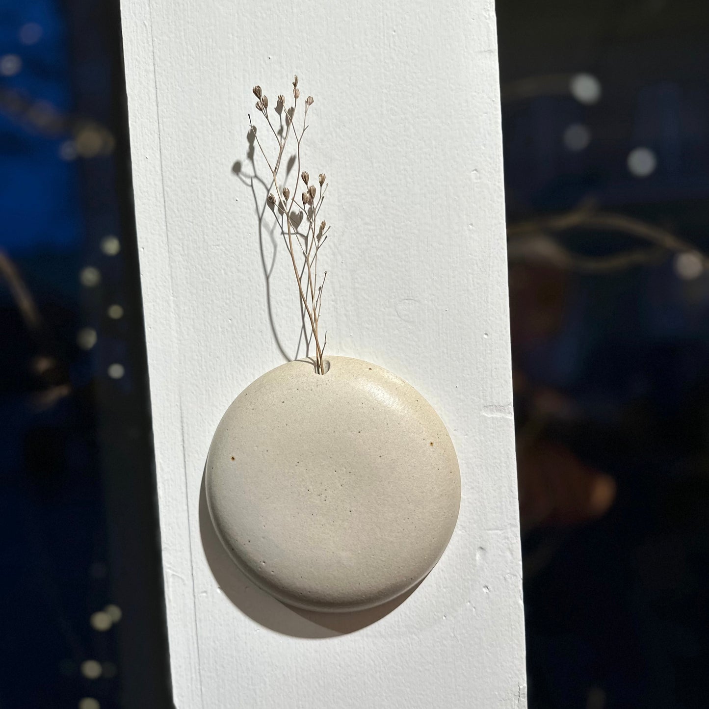 Wall Vase, White (small)- Viki Weiland