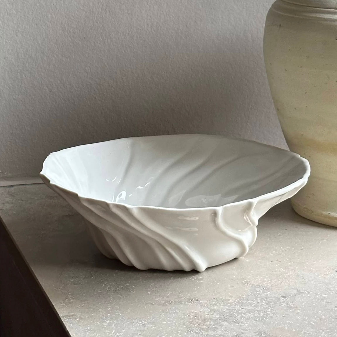 Tidevandsskål, Hvid - Atelier Marée