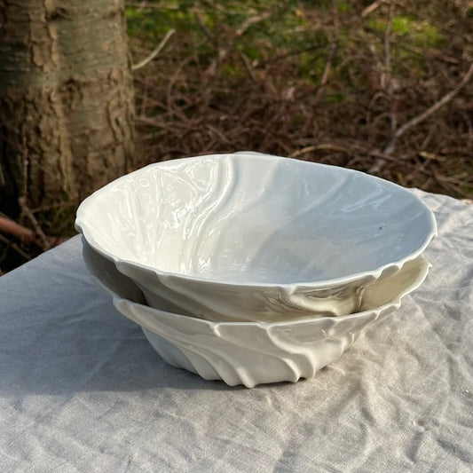 Tidevandsskål, Hvid - Atelier Marée