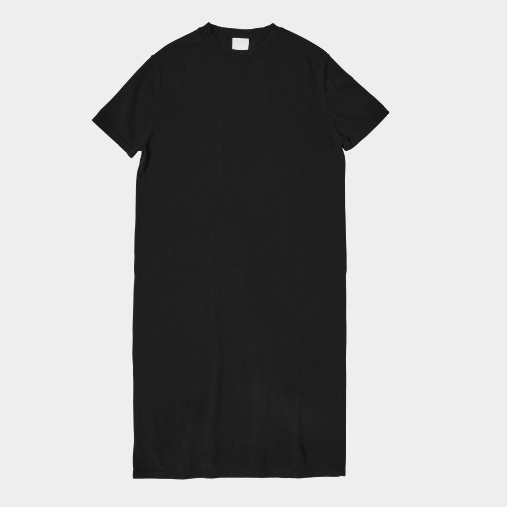 High twist tee dress, Black - FUB