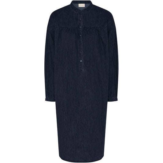 Paris denim dress, Dark blue denim - Frau