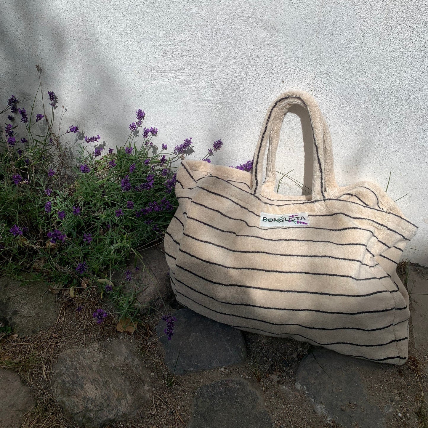 Naram Weekendtaske, Creme & Ink - Bongusta