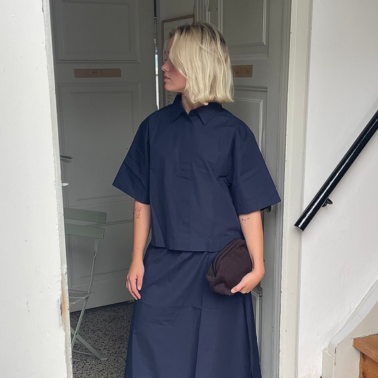 SS Shirt, Navy - Product For Real