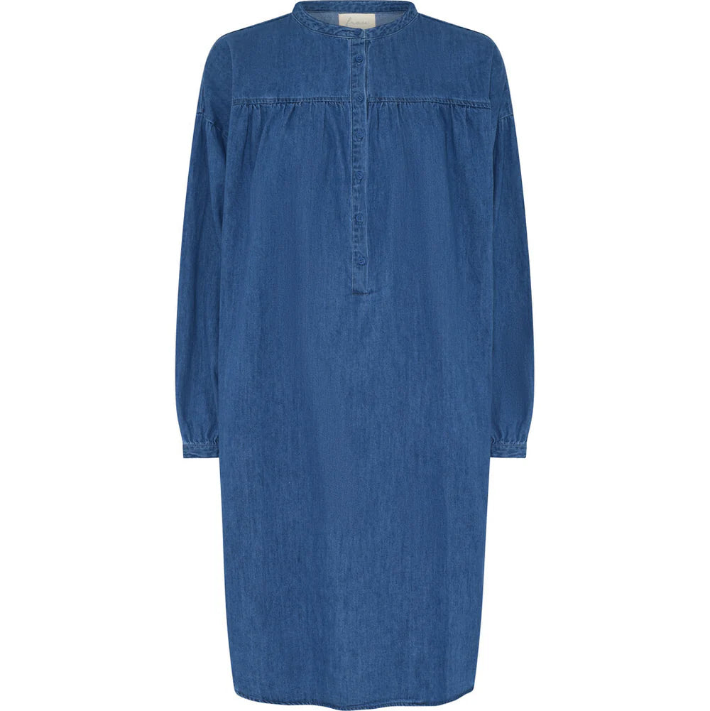 Paris denim dress, Clear blue denim - Frau
