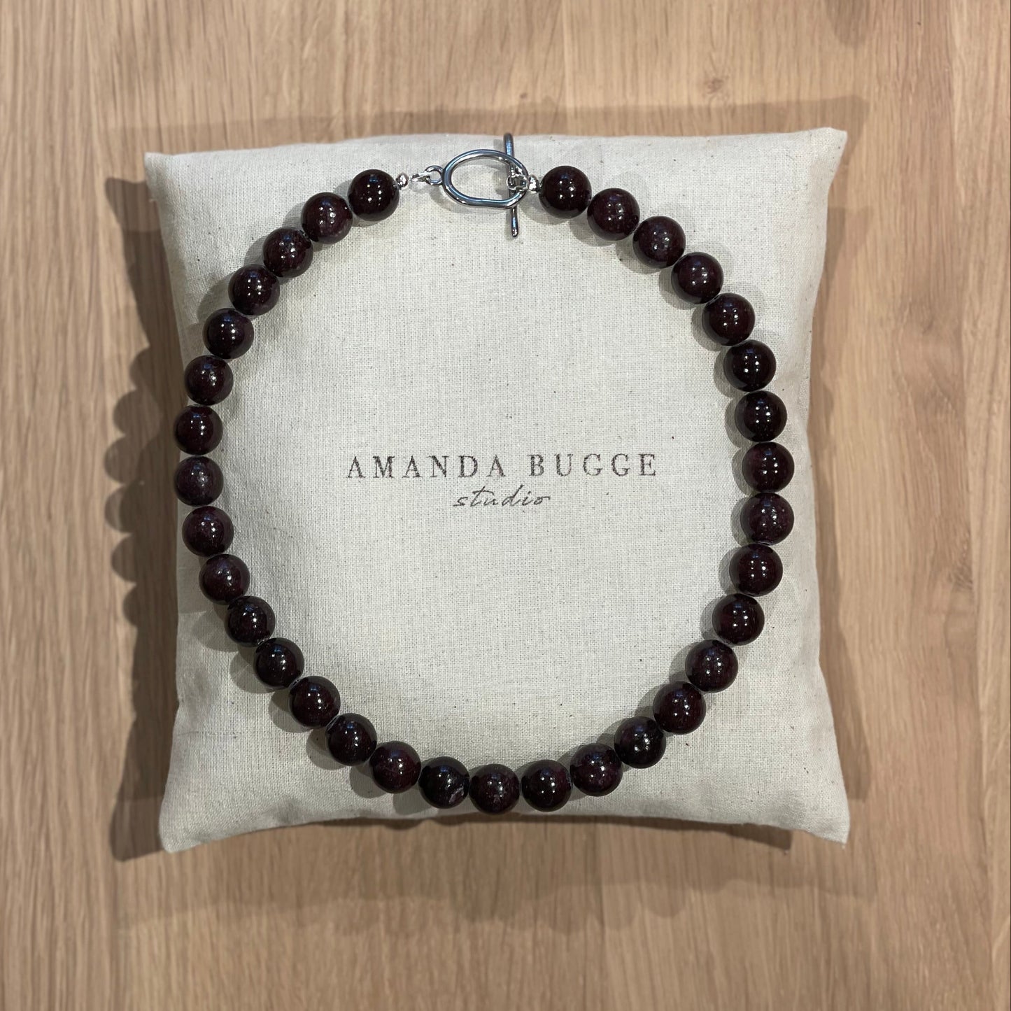 Ayla Necklace Bold, Burgundy