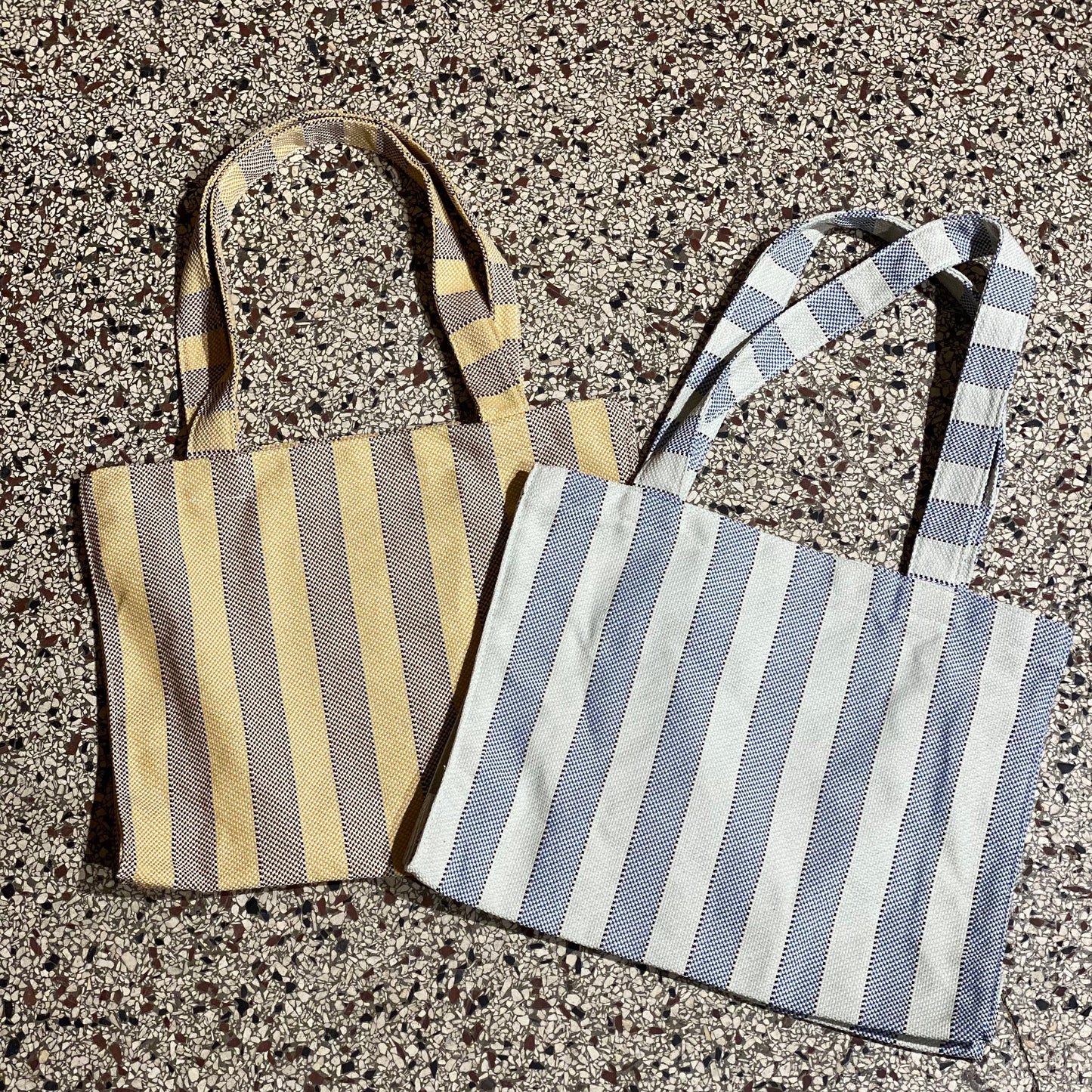 Shopper, blå - Stilleben