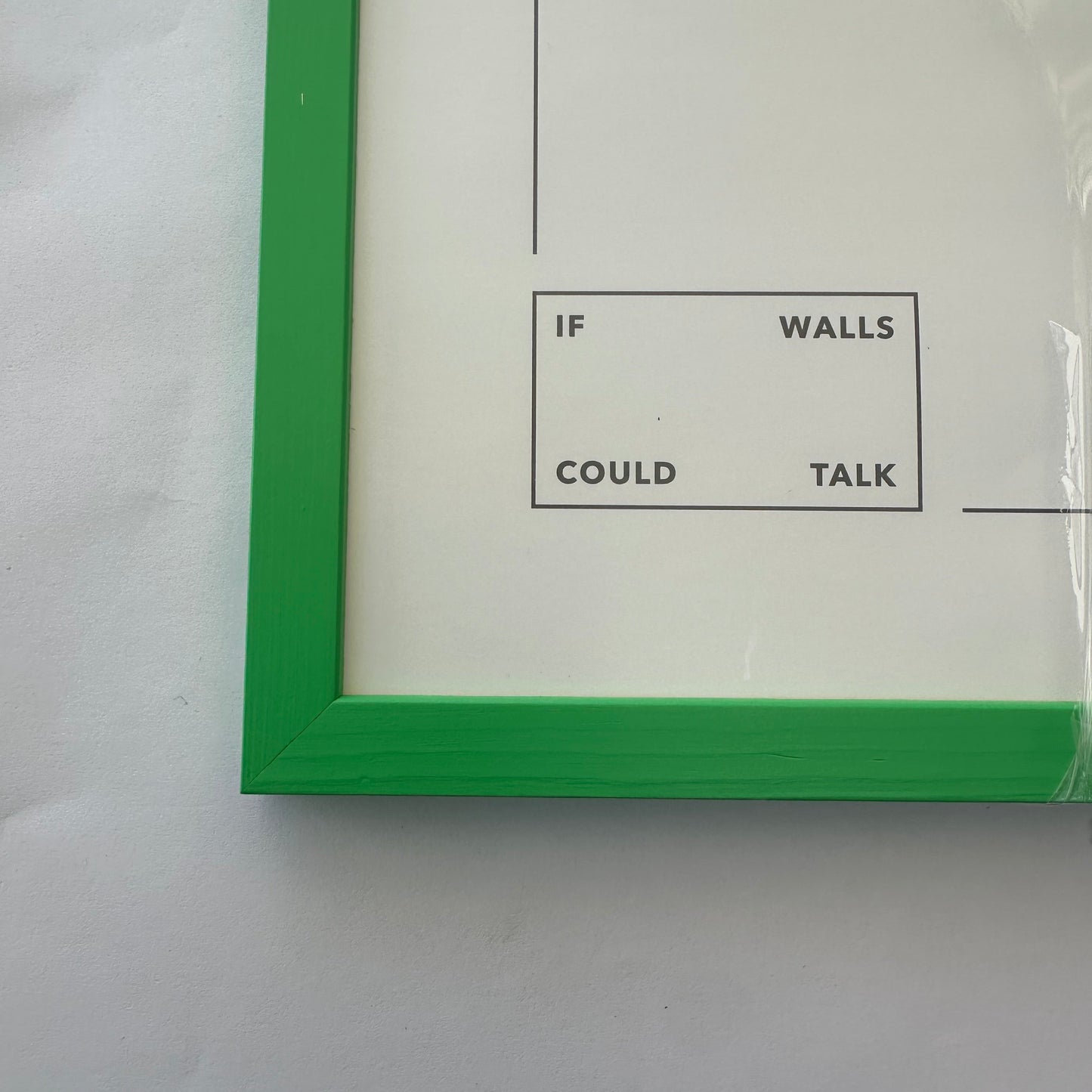 Ramme 30x40, Plexiglas - Lys Grøn