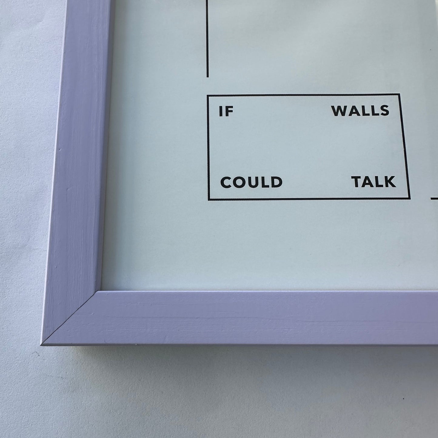 Ramme 30x40, Plexiglas - Purple