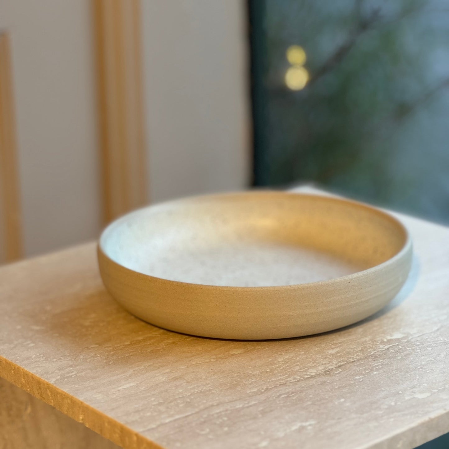 Mona Children Plate, Eggshell White