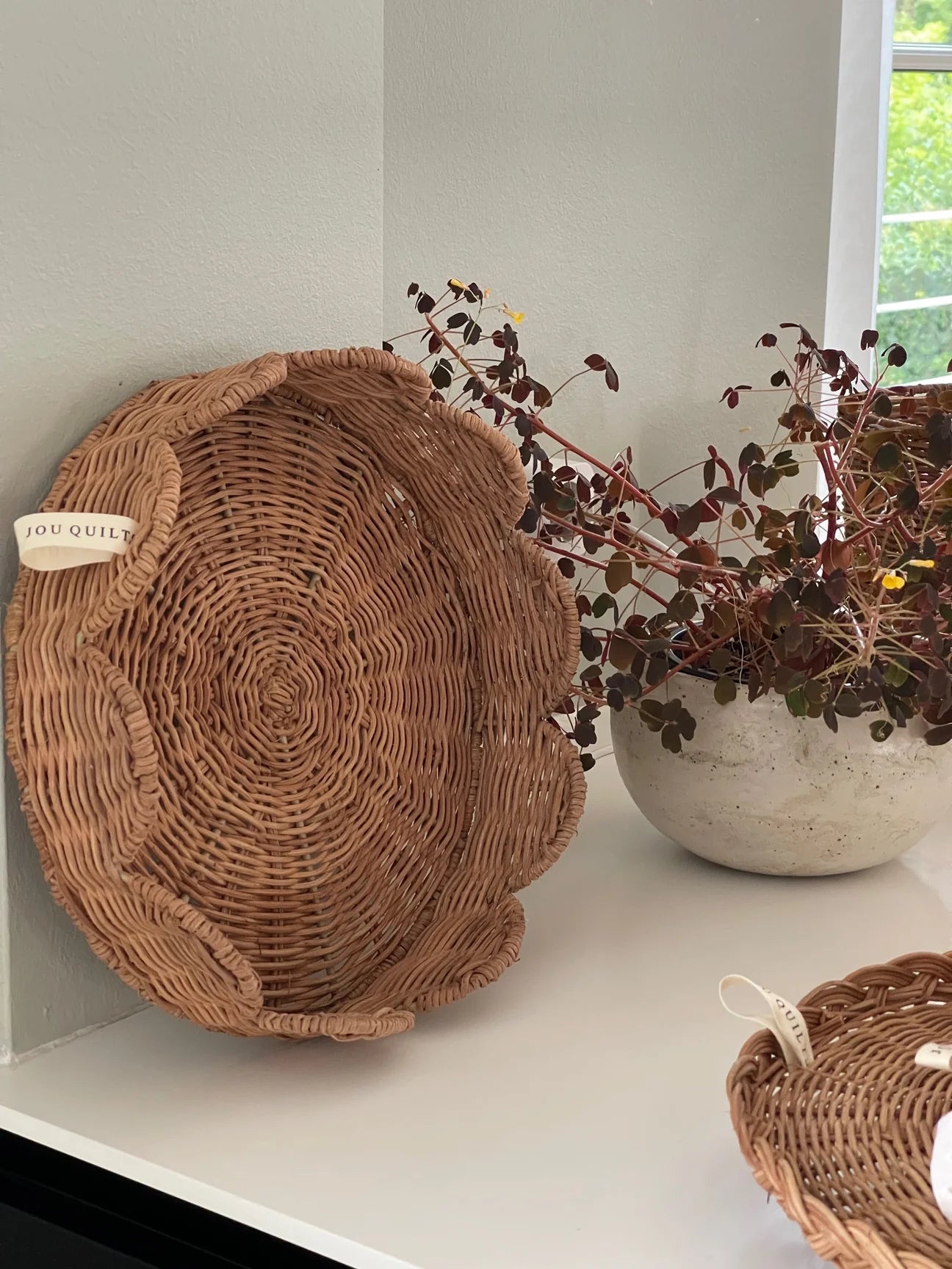 JOU rattan tray round 30cm