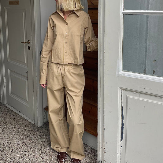 Long Pants, Beige - Product For Real