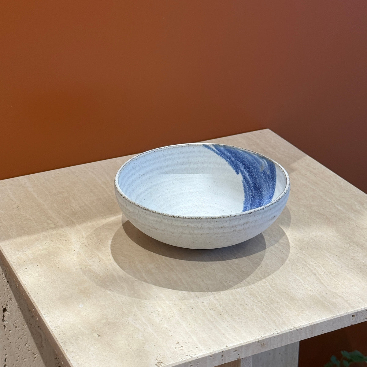 “Blå Strøg” skål Ø15 cm- Atelier Tovsig